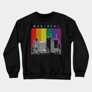 Montreal LGBT Flag Crewneck Sweatshirt